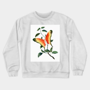 Rose Bush and Butterfly (1817–1907) Crewneck Sweatshirt